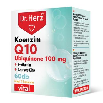 Dr. Herz Koenzim Q10 Ubiquinone 100mg 60db 1.Kép