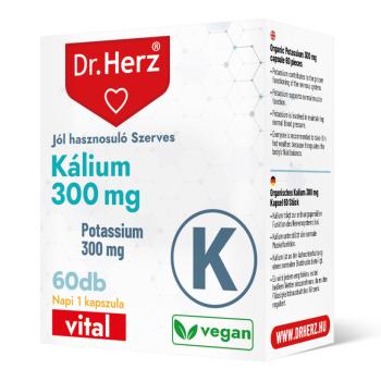 Dr.Herz Szerves Kálium 300 mg 60 db kapszula Kép