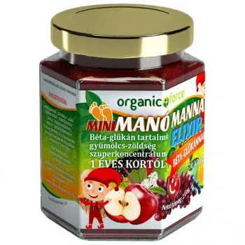 Organic Force Mini Manó Manna elixír béta-glükánnal 1 éves kortól  210g 1.Kép