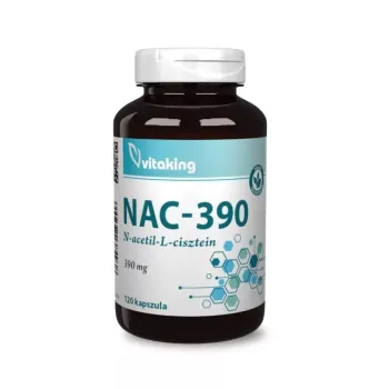 Vitaking NAC-390 (N-acetil-L-cisztein) 390mg, 120db Kép