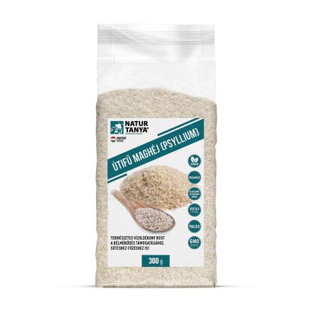 Natur Tanya Útifű maghéj (Psyllium) Duzzadó rost. Sütéshez-főzéshez is! 300g