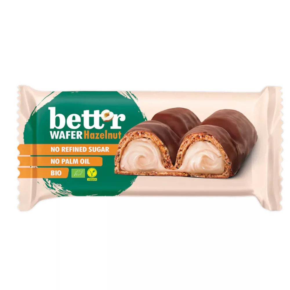 Bettr bio mogyorókrémes ostyaszelet (bueno) 33 g