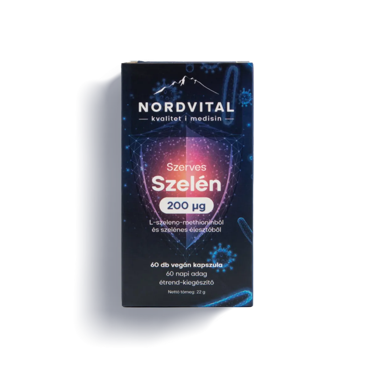 Nordvital Szerves Szelén 60 db vegán kapszula