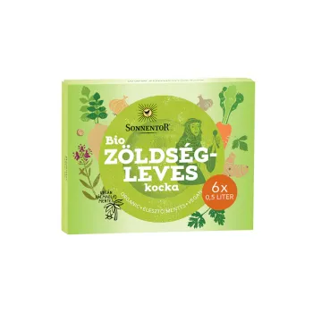 Sonnentor Zöldségleves kocka - 6db - bio Kép