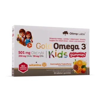Gold Omega 3 Kids Gummies - Omega 3 gyerekeknek 30db Kép