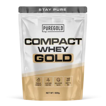 Pure Gold Compact Whey GOLD 500g Vanilla Milkshake fehérjepor Kép