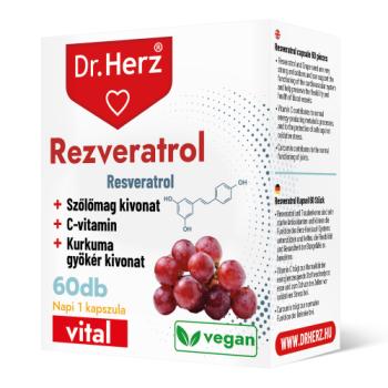 DR Herz Rezveratrol 60 db kapszula Kép