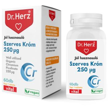 DR Herz Szerves Króm-pikolinát 250 µg 60 db tabletta Kép