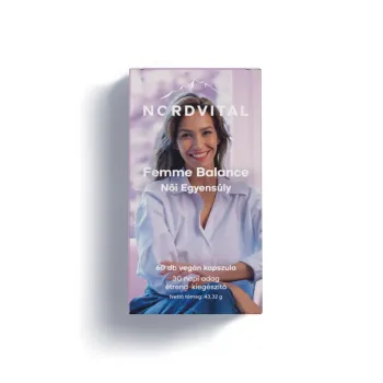 Nordvital Női Egyensúly 60 db vegán, 30 adag Kép