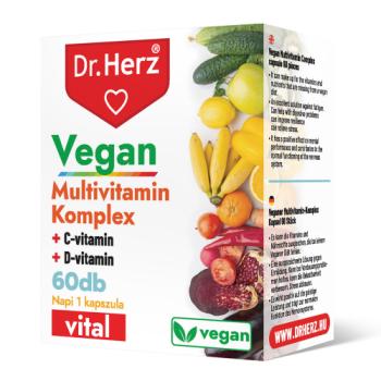 Dr Herz Vegan Multivitamin Complex kapszula 60db Kép