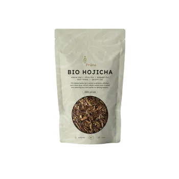 Prana Hojicha Japán pörkölt zöld tea - bio - 100g Kép