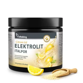 Vitaking Elektrolit italpor citrom ízű 165 g (30 adag) Kép
