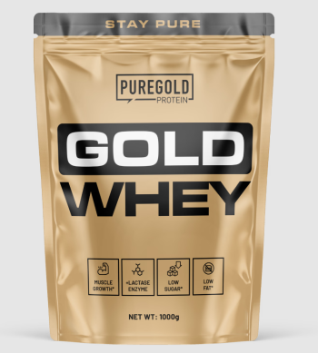 Pure Gold Whey Gold fehérjepor - salted caramel 1000g Kép