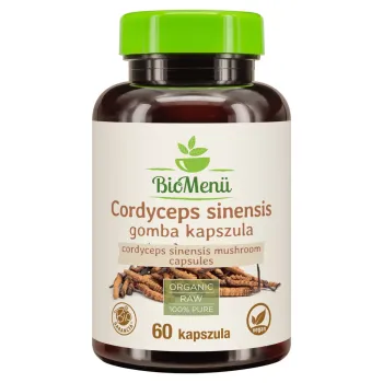 BioMenü Bio Cordyceps sinensis gomba kapszula 60 db Kép
